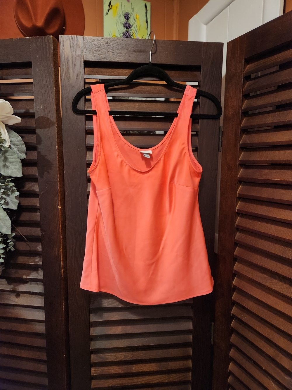 a new day Coral Scoop Neck Tank Top